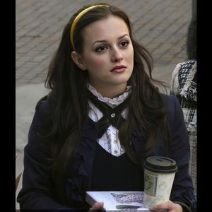 SOLD ASO Blair Waldorf GG Catherine Malandrino Shirt